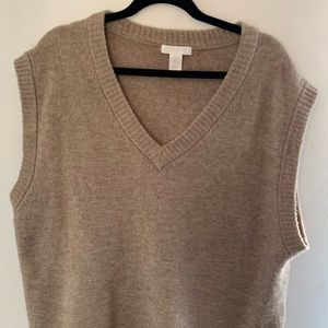 oversized sweater vest